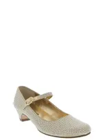 Nina Kids' Zellia Little Girls Mary-jane In Gold-tone