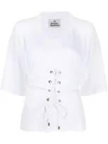 Vivienne Westwood Corseted T-shirt In White