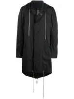 Rick Owens Drkshdw Oversized Coat Coat In Black