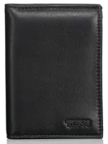 Tumi Men's Nappa Leather L-fold Id Passcase In Black