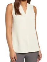 Nic + Zoe Day To Night Top In Creme Brulee