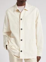 Sunspel Cotton And Linen Jacket In Neutrals