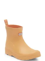 Hunter Kids' Play Waterproof Short Boot In Optimistic Orange