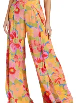 Billabong Split Spirit Floral Wide Leg Pants In Multi 2