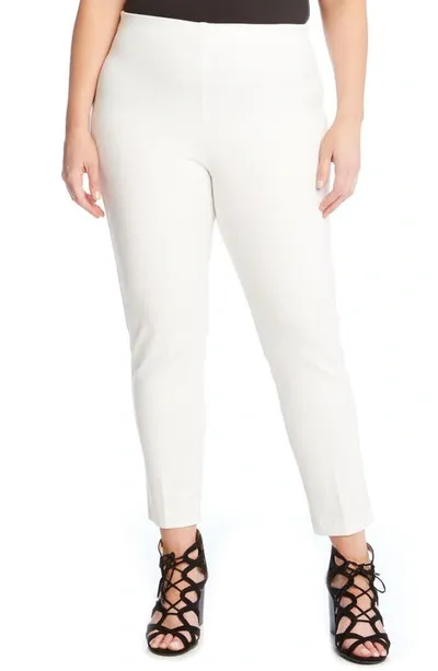 Karen Kane Piper Skinny Ankle Pants In White