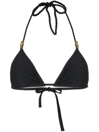 Heidi Klein Core Halterneck Bikini Top In Black