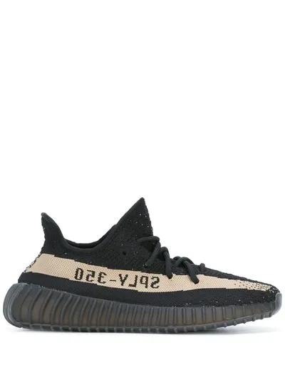 Yeezy Boost 350 V2 "green" Sneakers In Black