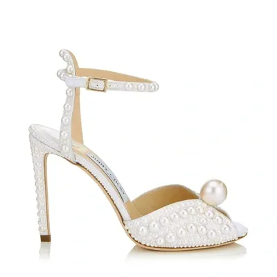 Jimmy Choo Sacora 100 In Neutral