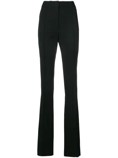 Stella Mccartney High-waisted Straight-leg Trousers In Black