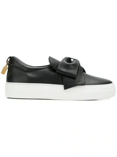 Buscemi Bow Sneakers In Black