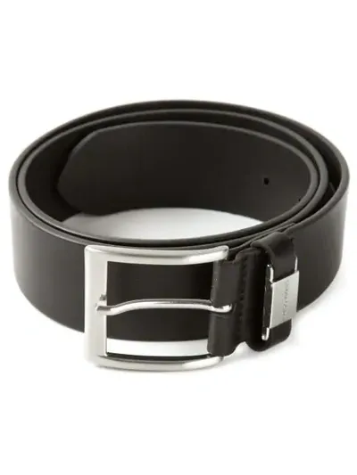 Hugo Boss Boss Connio Leather Belt Black