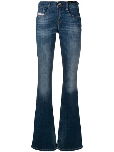 Diesel 1969 D-ebbey 09b90 Bootcut Jeans In Blue