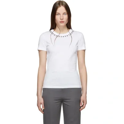 Maison Margiela White Numbers T-shirt