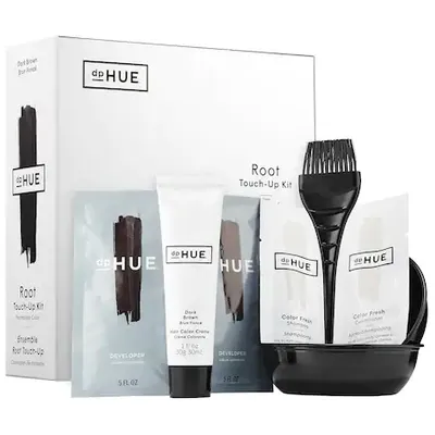 Dphue Root Touch-up Kit, Permanent Hair Color For Gray Coverage Dark Brown