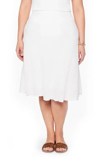 Nic + Zoe Nic+zoe Petite Summer Fling Skirt In Paper White