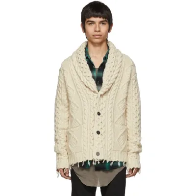 Alanui Fisherman Icon Cardigan In Neutrals