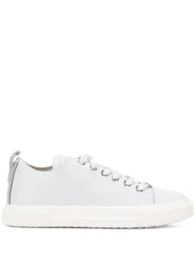 Giuseppe Zanotti Blabber Low-top Sneakers In Bianco