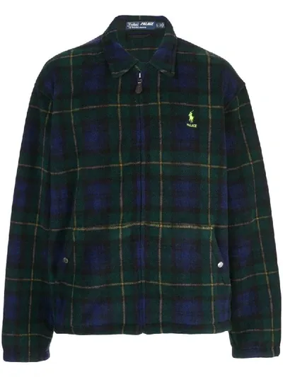 Palace X Polo Ralph Lauren Polar Harrington Fleece In Green