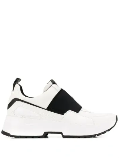 Michael Michael Kors Cosmo Slip-on Sneakers In White