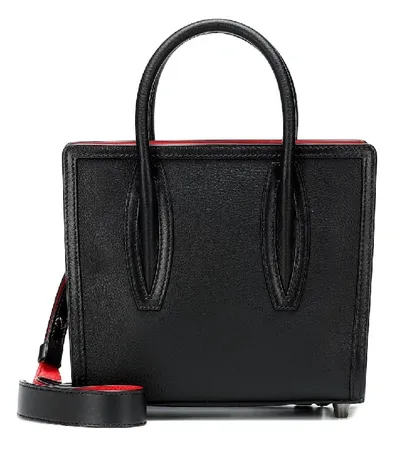 Christian Louboutin Paloma Mini Leather Tote In Black