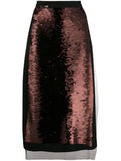 Mcq By Alexander Mcqueen Mcq Alexander Mcqueen Black Medium Length Skirt