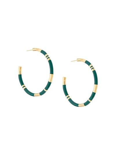 Aurelie Bidermann Positano Hoops In Gold