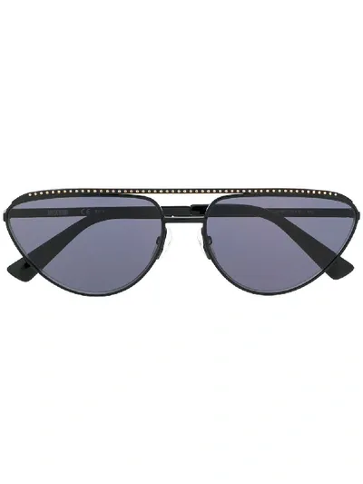 Moschino Eyewear Cat Eye Sunglasses In Black