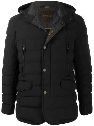 Moorer Panelled Down Jacket In Blue