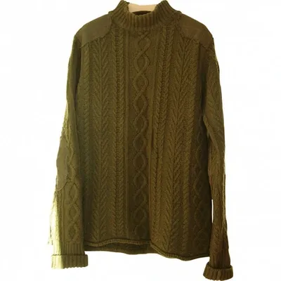 Pre-owned Junya Watanabe Wool Pull In Khaki