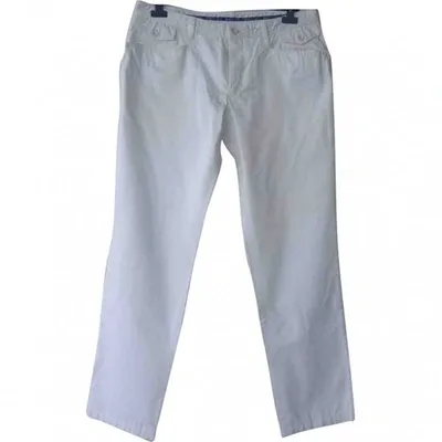 Pre-owned Dolce & Gabbana White Cotton Jeans