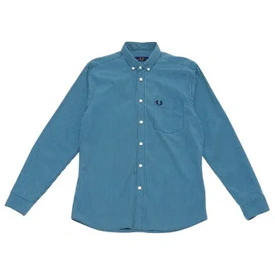 Pre-owned Fred Perry Shirt In Blue