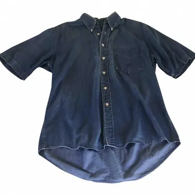 Pre-owned Hugo Boss Shirt In Blue