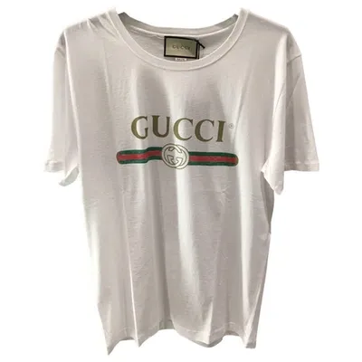 Pre-owned Gucci T-shirt In White