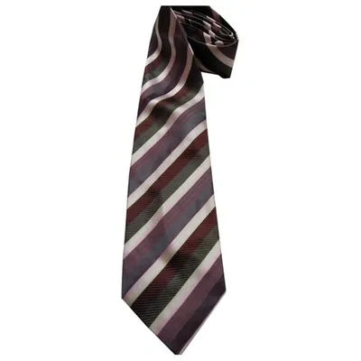 Pre-owned Hugo Boss Silk Tie In Other