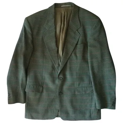 Pre-owned Hugo Boss Wool Jacket In Multicolour