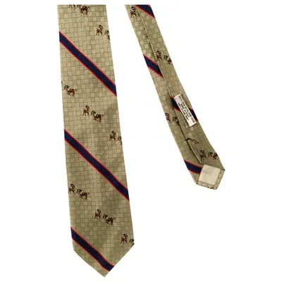 Pre-owned Hugo Boss Silk Tie In Other