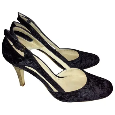 Pre-owned Vanessa Bruno Brown Velvet Heels