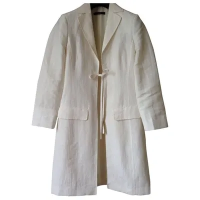 Pre-owned Hugo Boss Beige Linen Jacket