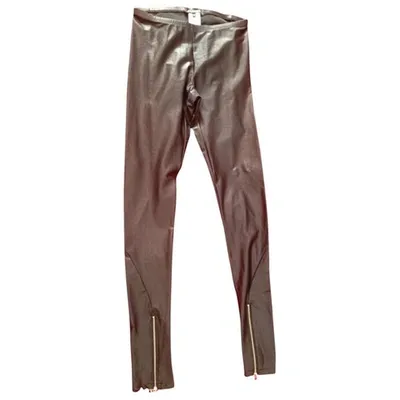 Pre-owned Patrizia Pepe Black Trousers