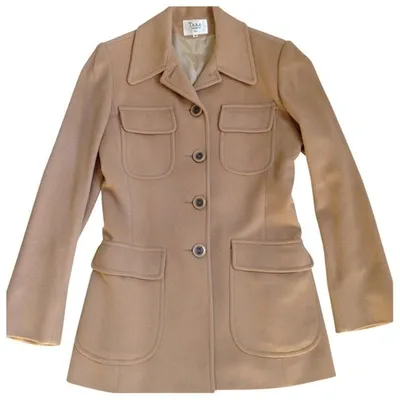 Pre-owned Tara Jarmon Sloane Jacket In Beige