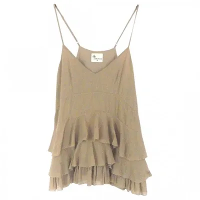 Pre-owned Stella Forest Beige Cotton Top