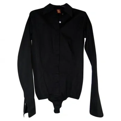 Pre-owned Dondup Black Cotton Top