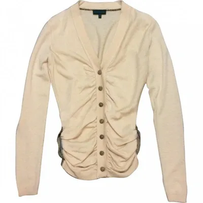 Pre-owned Borbonese Beige Wool Knitwear