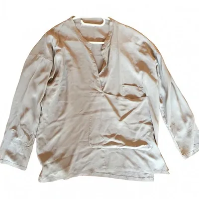 Pre-owned Humanoid Beige Silk Top