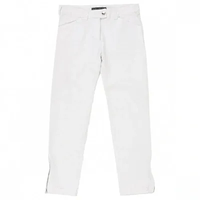 Pre-owned Balenciaga White Cotton Jeans