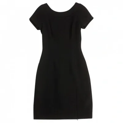 Pre-owned Rachel Zoe Black Wool Dress