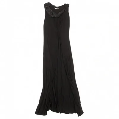 Pre-owned By Malene Birger Black Viscose Dress