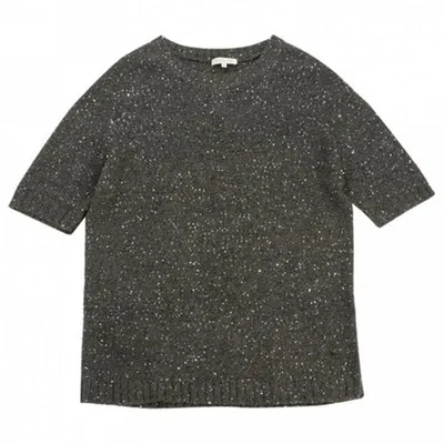 Pre-owned Sandro Grey Wool Knitwear