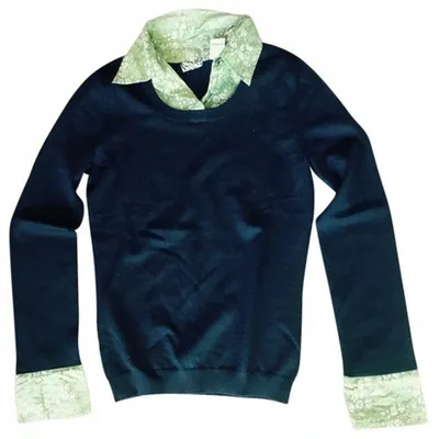 Pre-owned Barneys New York Jumper In Navy