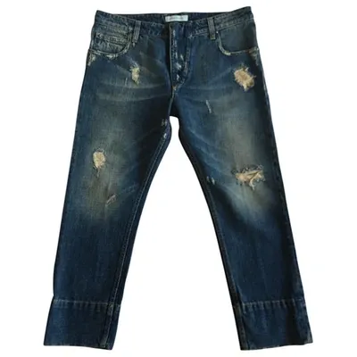 Pre-owned Pierre Balmain Boyfriend Jeans In Blue